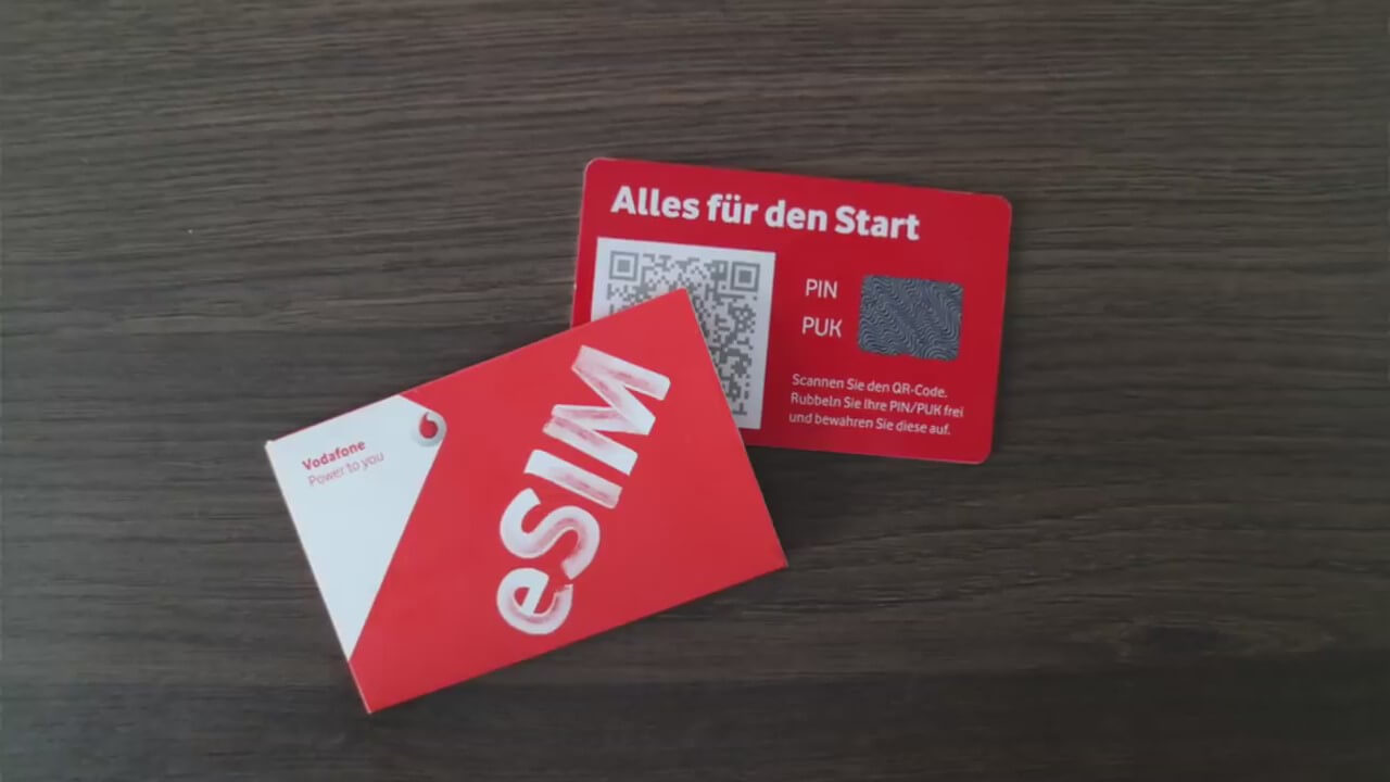 e-SIM Card Voda
