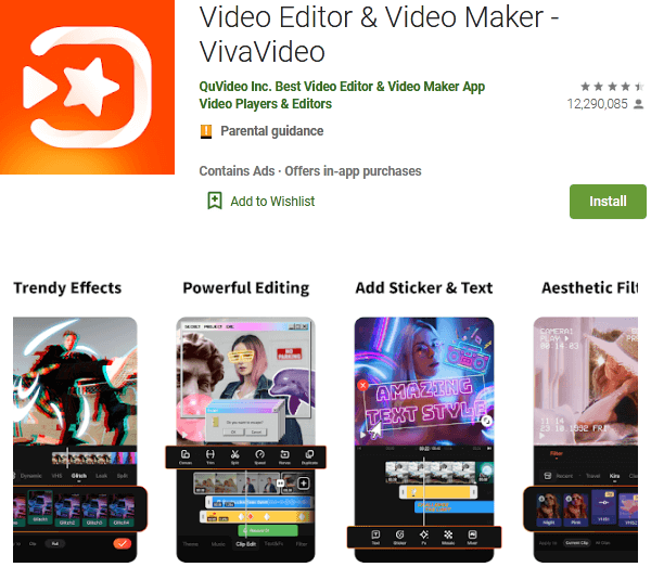 viva video editor