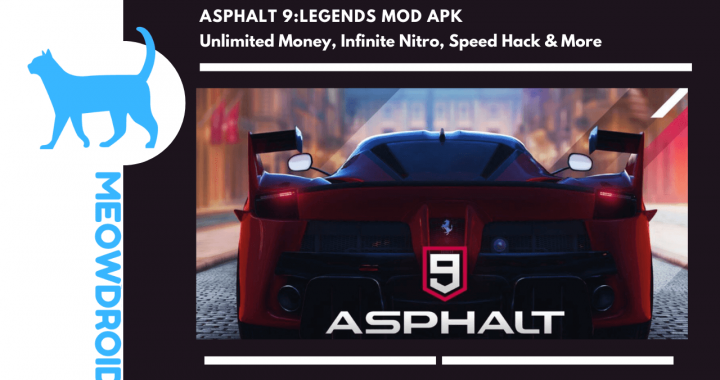 Asphalt 9 MOD APK V3.8.0k (Unlimited Money, Infinite Nitro)