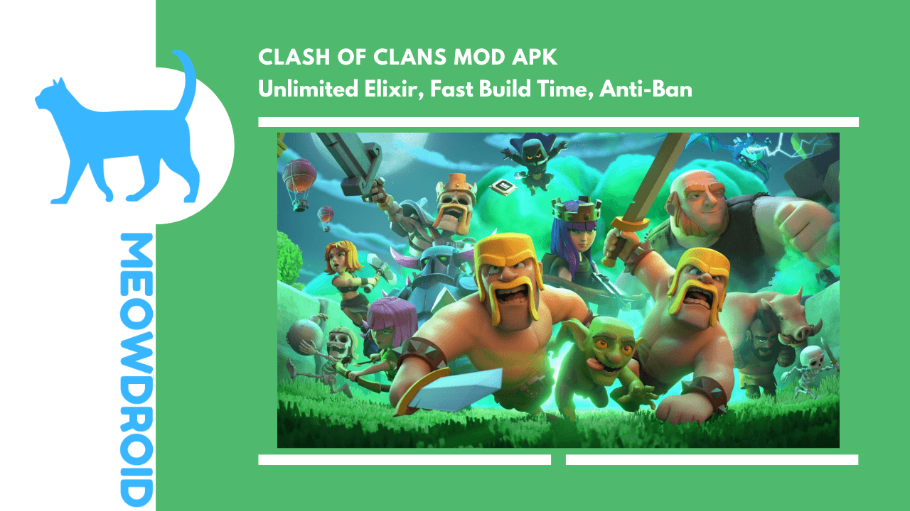 Скачать Clash Of Clans Mod APK V15.0.1 - Неограниченный эликсир/гемы/деньги