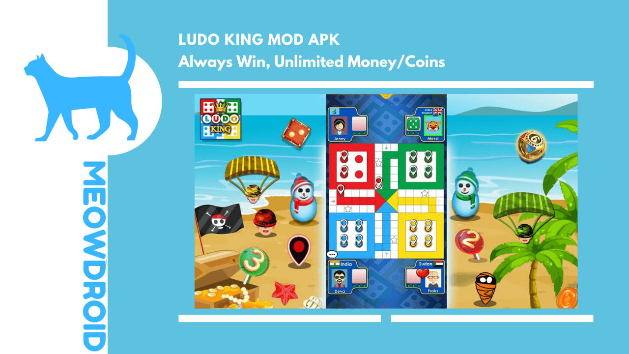 Скачать Ludo King MOD APK v7.3.0.233 (Всегда шесть, неограниченное количество монет) 2022