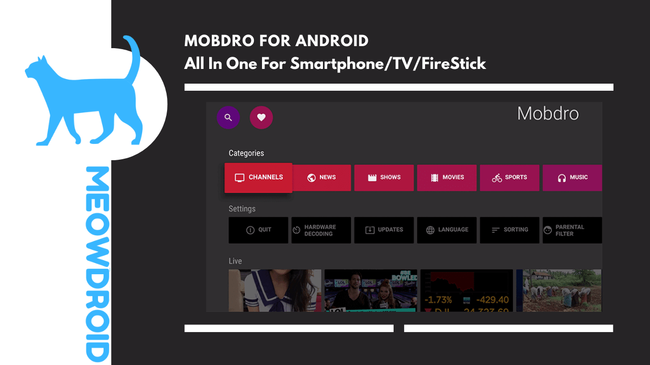 Android/IOS/Firestick İçin Mobdro APK 2022 (100% Çalışıyor) Son Sürümünü İndirin