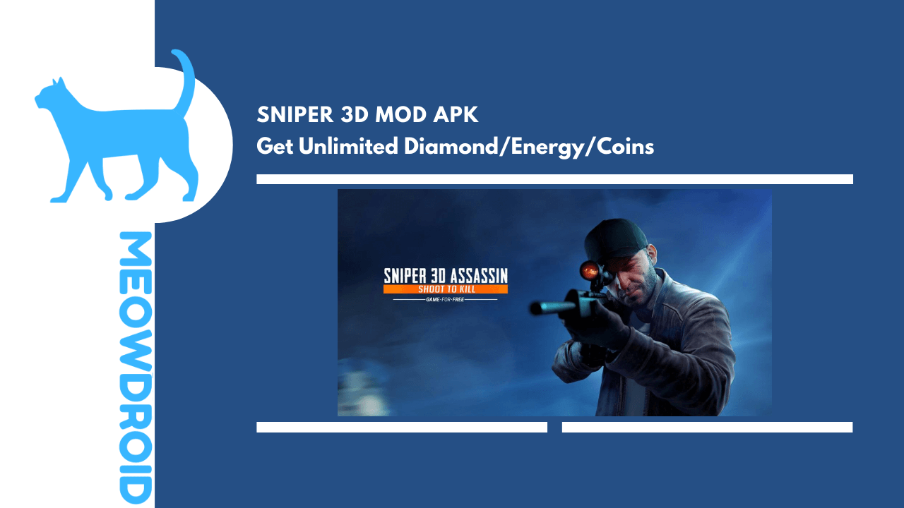 Unduh Sniper 3D MOD APK v4.8.1 (Unlimited Diamond/Energy)