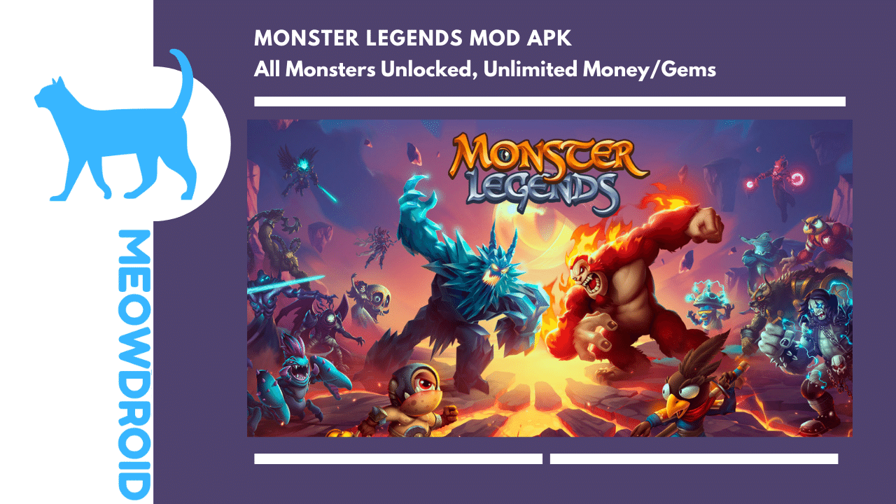 Monster Legends MOD APK V16.3.5 (Sınırsız Para, Mücevher)