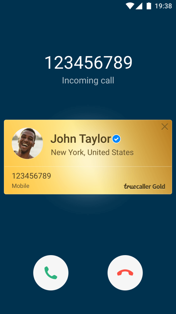 gold caller id