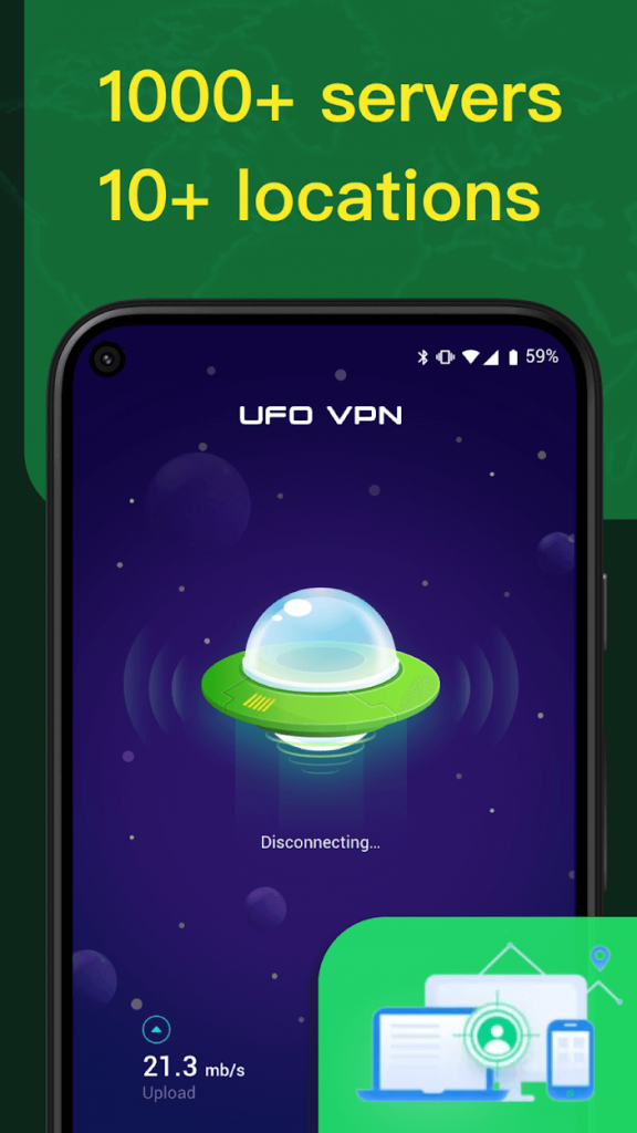 numbers of server on ufo vpn