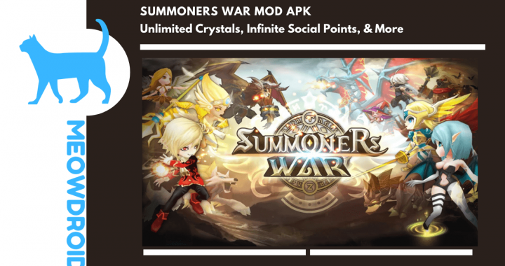 Summoners War MOD APK V7.1.3 (Unlimited Crystals, All Hereos Unlocked)