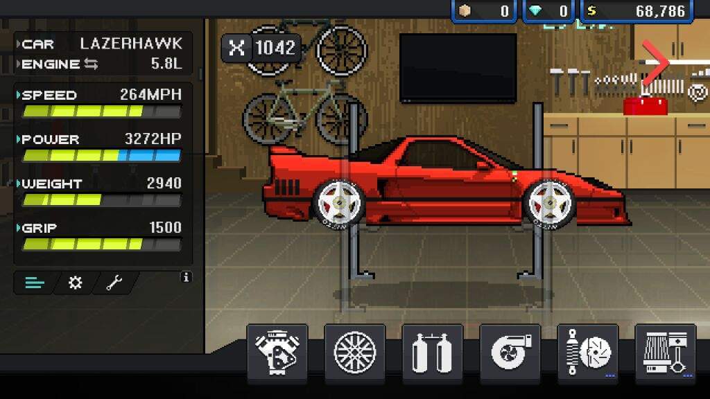 pixel car racer mod dinheiro infinito