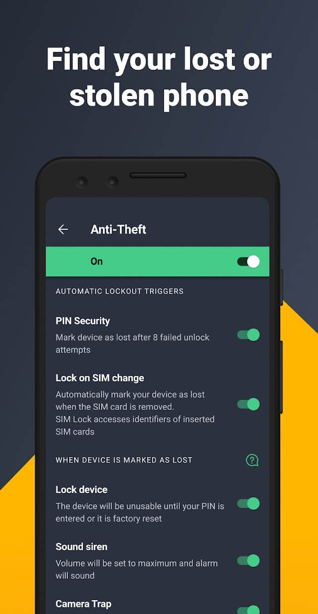 find lost phone anti-theft