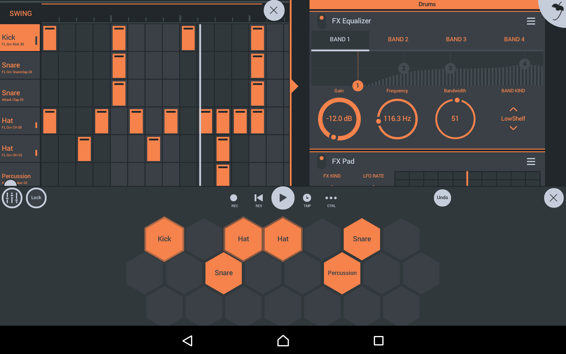 efectos móviles de fl studio