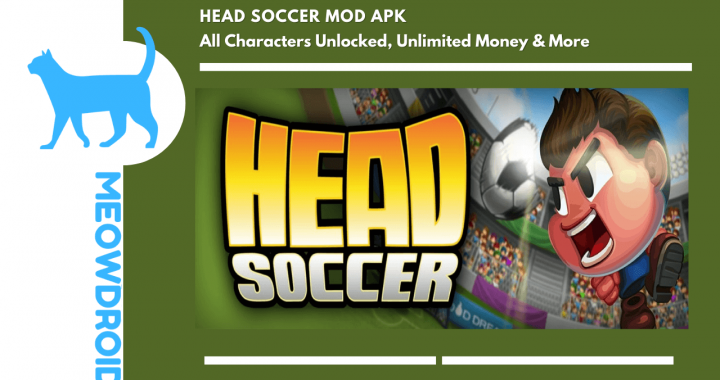 Head Soccer MOD APK V6.18 (Unlimited Money, Everything Unlocked).