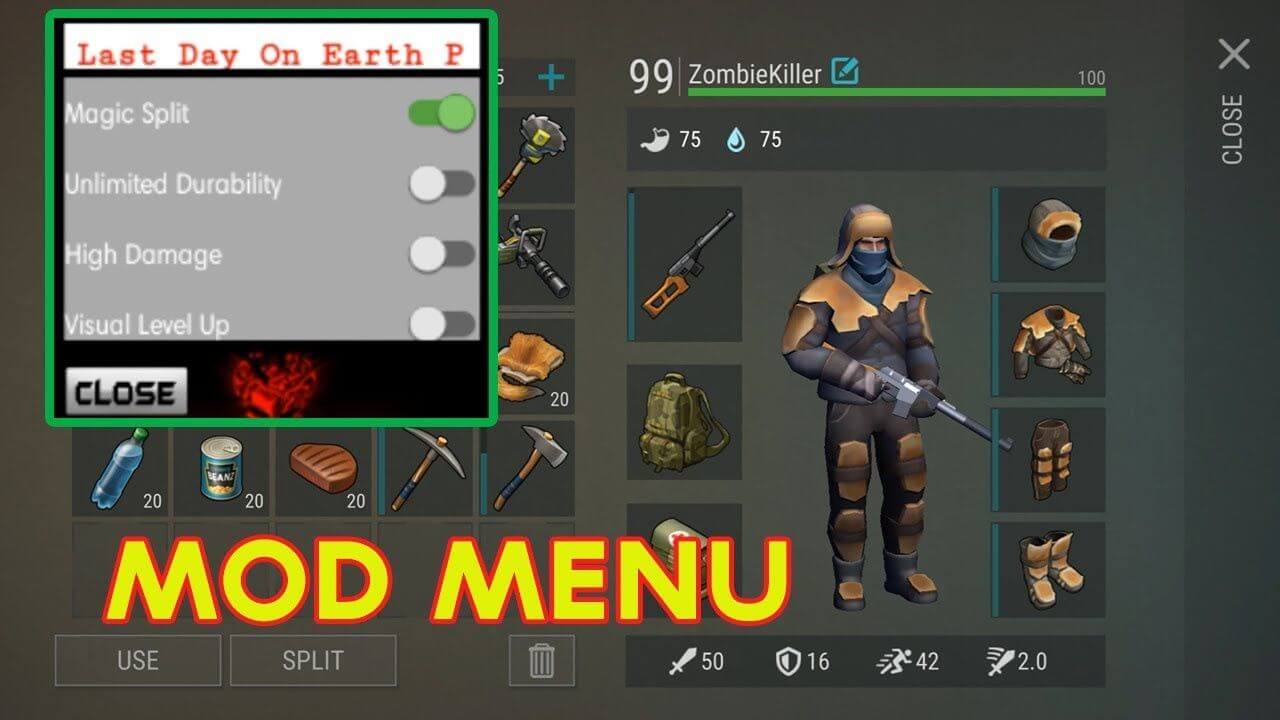 mod menu unlocked