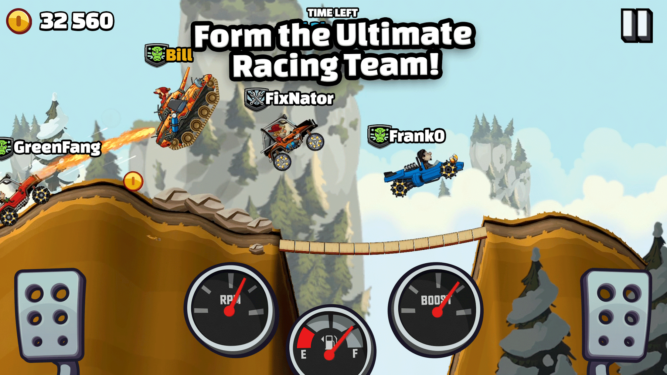 Hill Climb Racing 2 MOD APK V1.57.0 (Todos os carros desbloqueados)