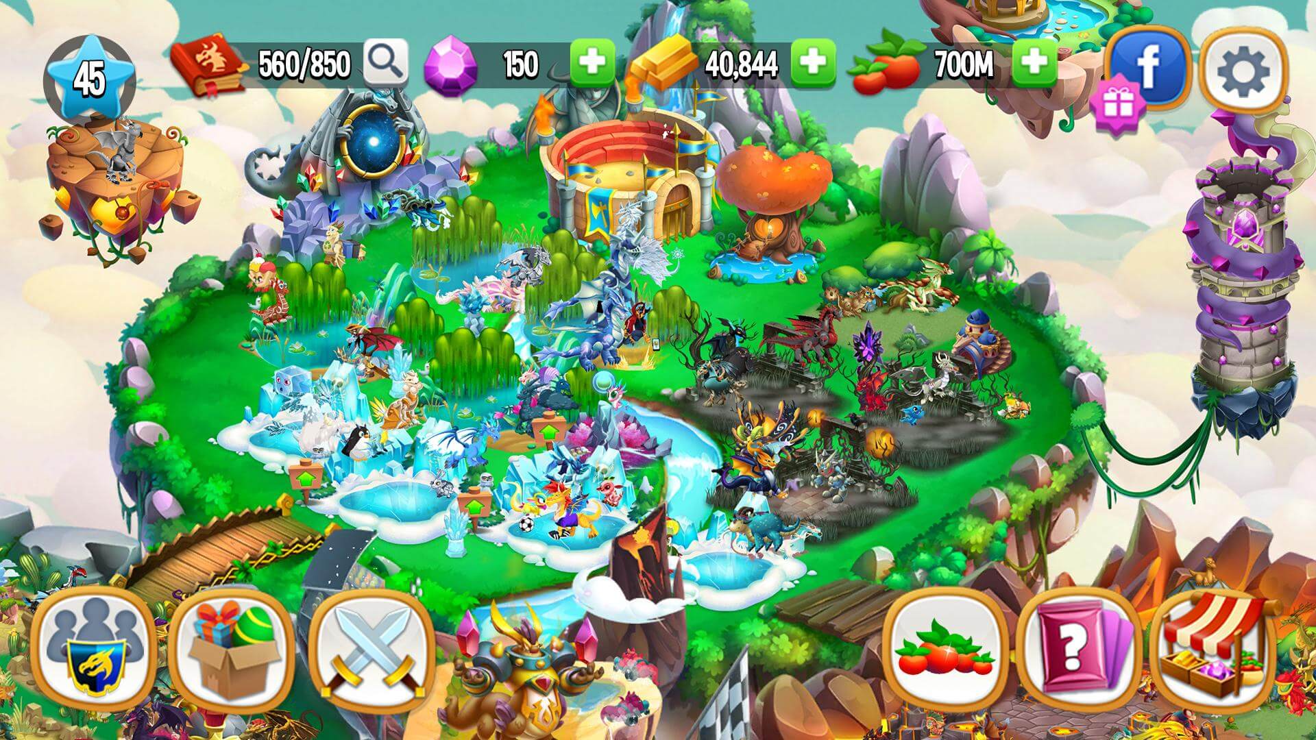 unlimited gold gems dragon city