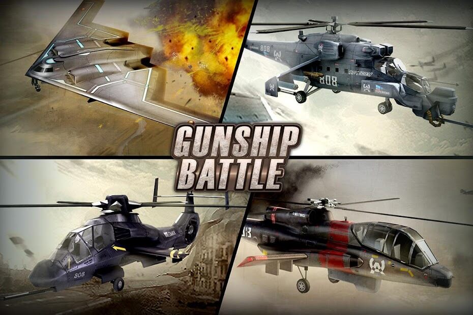 gunship battle combat fighting