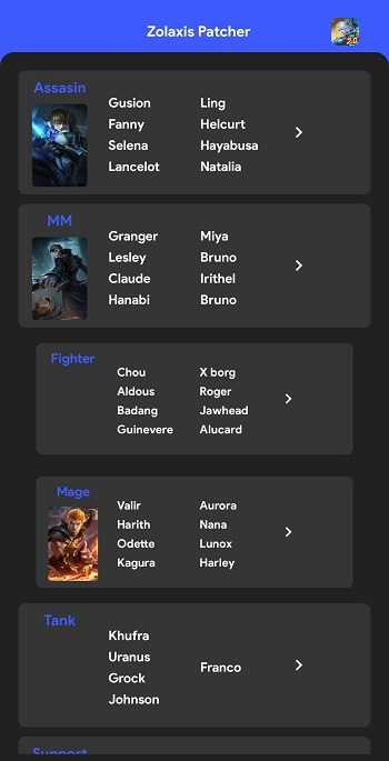 mobile legends skins