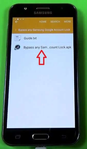 dengan otg Samsung-FRP-Bypass-APK