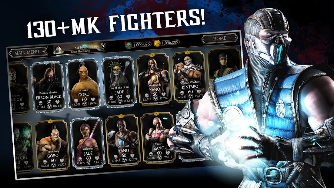 130+ mk fighters