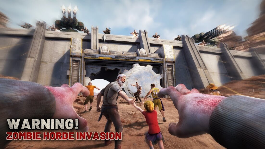 warning zombie horde invasion