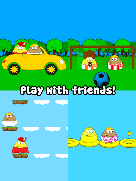 bermain dengan pou